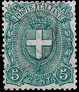 Italy 1897 Sc 75 U f