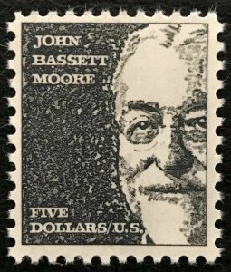 1966 $5 John Bassett Moore, Assistant Secretary of State Scott 1295 Mint F/VF NH