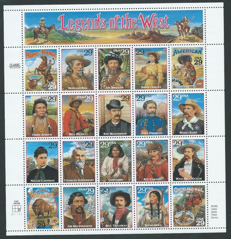 United States Scott 2869  MNH Legions of the West