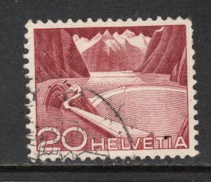 Switzerland  Scott#  332  single used