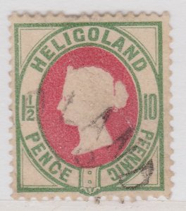 Heligoland 1875 10pf Used Stamp A30P7F41021-