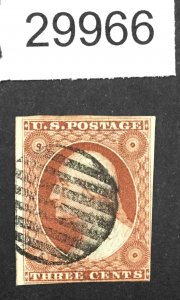 US STAMPS  #11A COPPER SHADE USED  LOT #29966