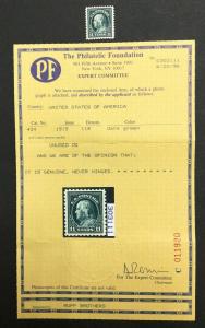 MOMEN: US #434 MINT OG NH PF CERT VF/XF #26192