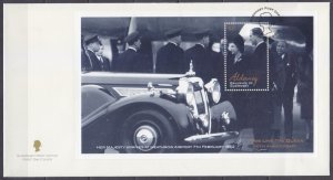 2002 Alderney 187/B11 FDC 50th Ascent to the Throne Queen Elizabeth II 7,50 €