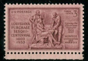 1020 US 3c Louisiana Purchase, MNH