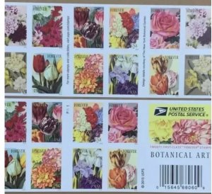 Plant Art Forever stamps 5 books total 100pcs