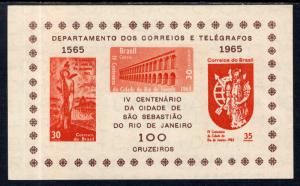 Brazil 995a Souvenir Sheet Unused NH VF