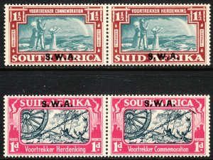 1938 SW Africa Voortrekkers complete set Sc# 133 / 134 ML-MH CV: $30.00