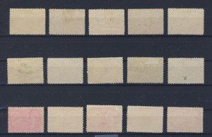 15x Canada Victoria Jubilee Stamps 5 each Of 1c-2c-3c F/VF Guide Value = $95.00