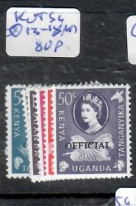 KENYA, UGANDA, TANGANYIKA  QEII SG O13-18   MOG      P0326H