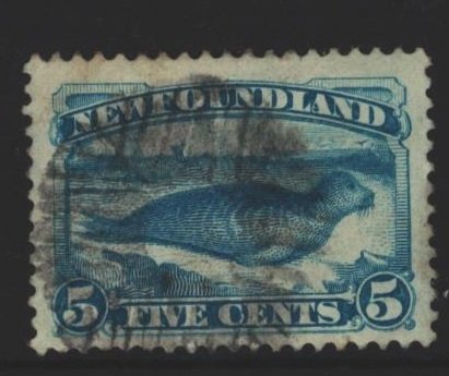 Newfoundland Sc#53 Used