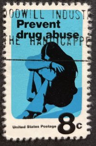 US #1438 Used F/VF 8c Prevent Drug Abuse 1971 [G6.4.4]
