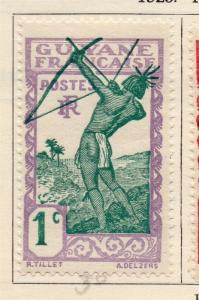 French Guiana 1929 Early Issue Fine Mint Hinged 1c. 114119