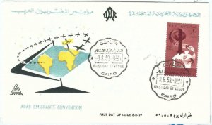 71100 - EGYPT  - POSTAL HISTORY -  FDC COVER 1959 : EMIGRATION - BIRDS Swallows