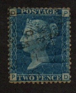 Great Britain 30 Plate 14 Used