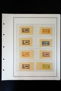 Lebanon Extremely Rare Proof Essay Stamp Collection