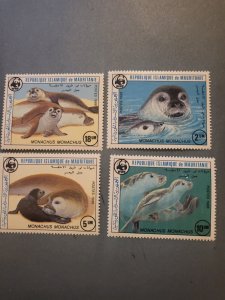 Stamps Mauritania Scott #597-600 nh