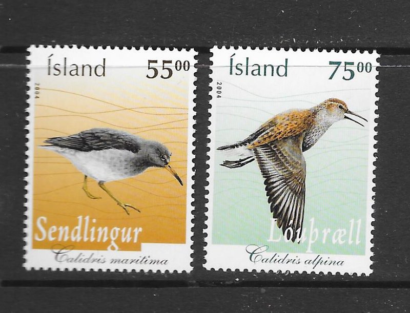 BIRDS- ICELAND #1029-30  MNH