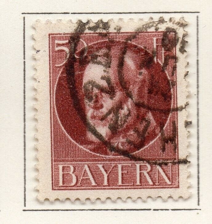 Bayern Bavaria 1914-18 Early Issue Fine Used 50pf. NW-120706