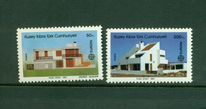 Turkey - Cyprus #204-05 (1987 Europa set) VFMNH CV $9.00