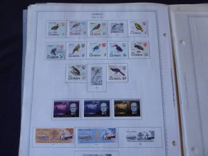 Gambia 1869-1985 Stamp Collection on Scott Specialty Stamp Album Pages