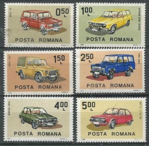 Romania  Scott # 3129 - 3134 - MNH   