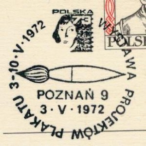 Poland 1972 Card Special Cancellation Nicolaus Copernicus Astronomy Space Art