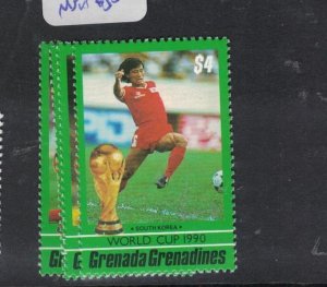 Grenada Grenadines Worldcup SG 1210-3 MNH (2hck) 