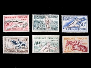 FRANCE - SCOTT# -  700-705 - CS - MNH - CAT VAL $61.30