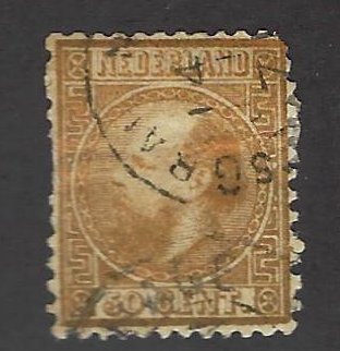 Netherlands SC#12 Used Perf & corner faults SCV$160.00...Fill a Key Spot(s)!