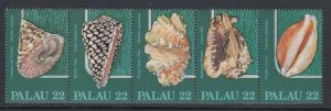 Palau 104-8 Sea Shells mnh