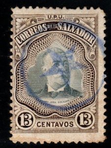 El Salvador Scott 343 Used stamp nice star cancel