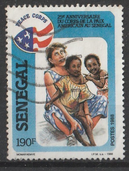 Senegal 1988 25th Anniv. of Peace Corps in Senegal 190F (1/1) USED