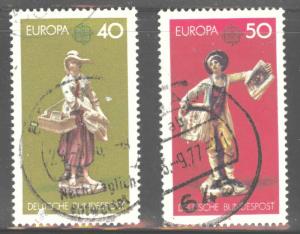 Germany Scott 1211-1212 Used Europa 1976 set