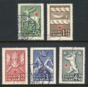 Finland # B49-53, Used.