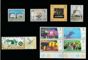 SAUDI ARABIA 6 SET INCLUDING ARAMCO  MNT اصدارات  السعوديه عدد 6 مجموعات جديده