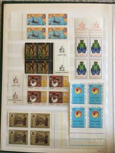 Iran, Persian,album, stamps book, nice collection, all block