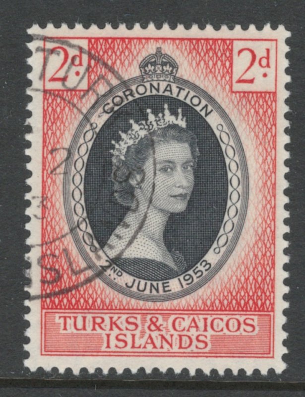 Turks & Caicos 1953 Coronation Omnibus Issue Scott # 118 Used