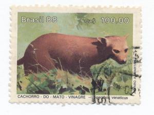  Brazil 1988  Scott 2143 used - 100cz, Wildlife conservation