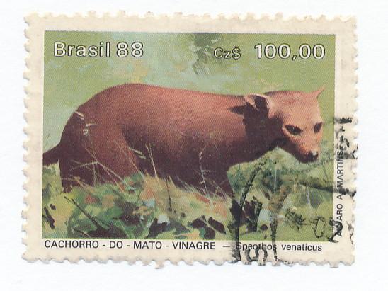  Brazil 1988  Scott 2143 used - 100cz, Wildlife conservation
