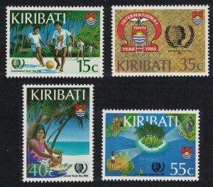 Kiribati Football Intl Youth Year 4v 1985 MNH SG#241-244