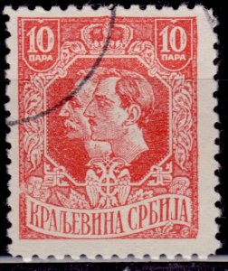 Serbia, 1918, Serbian Kingdom, 10Pa, used