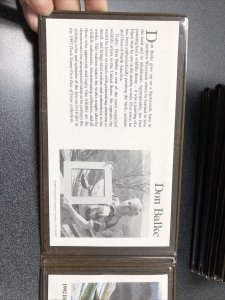 US Duck Stamp RW59 First Day Cover In Folio With Story About Don Balke 1992 