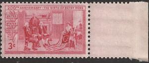 # 1004 MINT NEVER HINGED BETSY ROSS