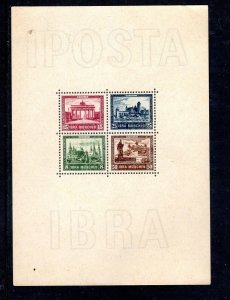 GERMANY #B33 1930 IPOSTA MINT VF NH O.G S/S4 IMPERF.