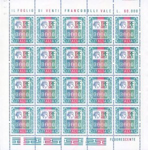 1978-79 High Values. 5 mini sheets.