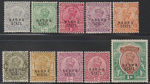 EDSROOM-11048 India Nabha State 40-49 LH 1913 Complete George V CV$81.65