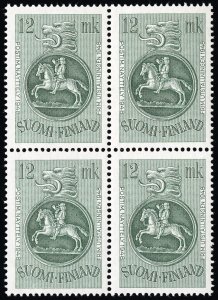 Finland Stamps # 279 MNH XF Block Of 4 Scott Value $36.00
