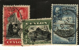 Ceylon #264-6 local scenes, tapping rubber used