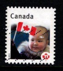 Canada - #2503 Inuit Child Waving Flag - Used